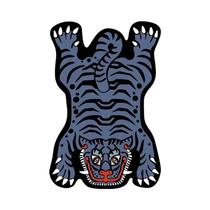 Tapete Com Estampa De Tigre Durável E Fácil De Limpar, Tapete Cartoon Para Sala De Estar, Quarto,