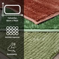 Tapete Com Gomos - Tecido Brilhante Macio - Absorvente