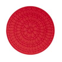 Tapete Comedouro Lento Cães Gatos Lamber Interativo Vermelho Tapete Comedouro Lento Cães Gatos Lamber Interativo Vermelho