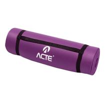 Tapete Comfort de Yoga Macio Antiderrapante 1,80m Roxo T54-RX Acte Sports