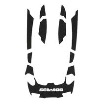 Tapete Compatível Sea-Doo GTX 09-13 RXT 10-12 Preto/Branco