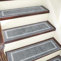 Tapete COSY HOMEER Soft Antiderrapante Stair Treads 71 x 23 cm, cinza, 15 unidades