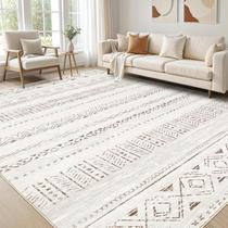 Tapete cotiled 152x244 cm Boho Lavável Antiderrapante Tapete cotiled 152x244 cm Boho Lavável Antiderrapante