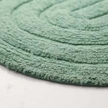 Tapete Cotton Allegro Oval Verde Menta 40x60cm 28ALLE06 Tapete Cotton Allegro Oval Verde Menta 40x60cm 28ALLE06