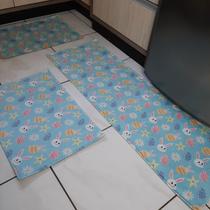 Tapete Cozinha 3 Pçs Antiderrapante Ovos de Páscoa e Coelho Tapete Cozinha 3 Pçs Antiderrapante Ovos de Páscoa e Coelho
