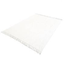 Tapete Cru 2,00 X 1,50 Sala Quarto Artesanal Algodão Liso