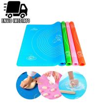 Tapete Culinário de Silicone Antiaderente Para Massas Confeitaria com Medidor Assar Culinária Cozinha