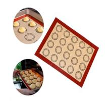 Tapete Culinário Fibra Vidro Macaron Biscoito Antiaderente