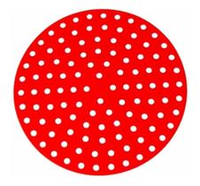 Tapete culinário Protetor de Silicone Redondo Para Fritadeira Air Fryer