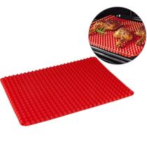 Tapete Culinário Retangular para Forno e Air Fryer de Silicone