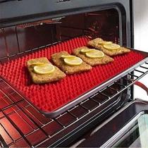 Tapete Culinário Silicone Antiaderente Forno Microondas Forma Churrasco Assar Sobremesa Forro Panela