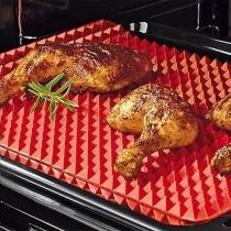 Tapete Culinário Silicone Forma Antiaderente Forno Churrasco Assar Micro-onda Sobremesa Forro Panela