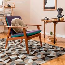 Tapete Dallas 2,00m X 3,00m Antiderrapante Luxo Oferta Cores - Premium