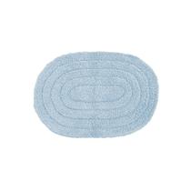 Tapete de Algodão Uzoo Oval Celeste 40X60Cm - 300723196 Tapete de Algodão Uzoo Oval Celeste 40X60Cm - 300723196