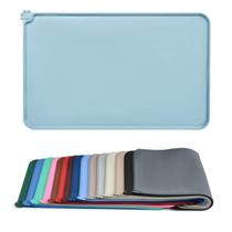 Tapete de alimentação para animais de estimação AUDWUD Silicone impermeável para cães e gatos