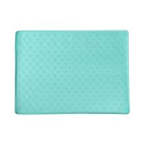 Tapete De Alimentação Para Cães Em Silicone Anti-Transbordamento Com Borda Elevada Para Tigelas De