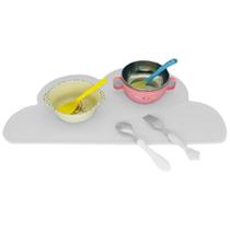 Tapete de Alimentação para Pets em Silicone - Formato de Nuvem