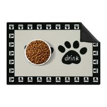 Tapete de Alimento para Pets Yinuomo - Absorvente e Antiderrapante