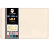 Tapete de alimentos para animais de estimação MateeyLife Silicone impermeável antiderrapante Tapete de alimentos para animais de estimação MateeyLife Silicone impermeável antiderrapante