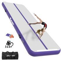 Tapete de ar de ginástica AKSPORT Tumble Track inflável com bomba