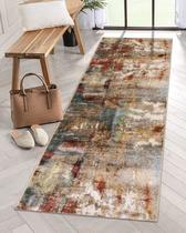 Tapete de área Lahome Modern Abstract de 2 x 7 pés para cozinha e quarto Tapete de área Lahome Modern Abstract de 2 x 7 pés para cozinha e quarto