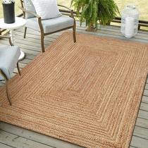 Tapete de área Savi Home 183 x 274 cm, tecido à mão, 100% juta Tapete de área Savi Home 183 x 274 cm, tecido à mão, 100% juta
