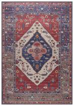 Tapete de Área Vintage Lavável - Coleção GLN Rugs - Vermelho