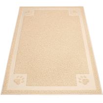 Tapete de areia grande para gatos UPSKY 89x59 cm Scatter Control Beige