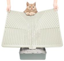 Tapete de areia para gatos UPSKY Large 79x61 cm à prova d'água em EVA macio