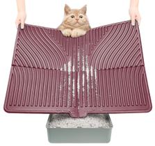 Tapete de areia para gatos UPSKY Large 79x61 cm à prova d'água em EVA macio