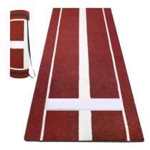Tapete de arremesso de softball Wemily 305 x 91 cm com espuma antiderrapante