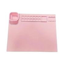 Tapete De Arte De Silicone Lavável Para Graffiti Com Tinta a Óleo Protetor De Mesa Reutilizável Tapete De Arte De Silicone Lavável Para Graffiti Com Tinta a Óleo Protetor De Mesa Reutilizável