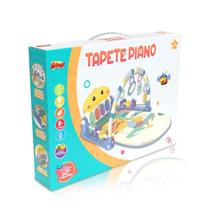 Tapete De Atividade Infantil P/ Bebe Brinquedo Piano Musical Azul