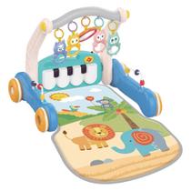 Tapete de Atividades 2 em 1 Baby Dm Toys Azul - DMB6747