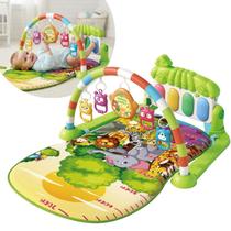 Tapete de Atividades Bebê com Piano Musical e Móbile Interativo Tapete Infantil Educativo Ideal para Tummy Time e Desenvolvimento Sensorial