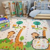 Tapete de Atividades Bebê Infantil GIGANTE 2,0 x 1,80m Dobrável Térmico Anti Impacto