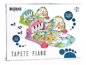 Tapete De Atividades Com Piano Musical Verde - Dican