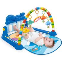 Tapete de Atividades com Play Piano Baleia Azul - Maxibaby Tapete de Atividades com Play Piano Baleia Azul - Maxibaby