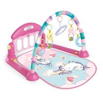 Tapete de Atividades com Play Piano Unicórnio Rosa Maxibaby - Maxi Baby