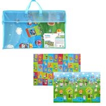 Tapete de Atividades Dupla Face Happy Friends 18089 - Buba Tapete de Atividades Dupla Face Happy Friends 18089 - Buba