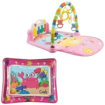 Tapete de Atividades Infantil Musical Piano + Almofada Água Bebê Inflável Menino Menina Descanso Tapete de Atividades Infantil Musical Piano + Almofada Água Bebê Inflável Menino Menina Descanso