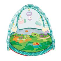 Tapete de Atividades Infantil para Bebê com Arco Interativo Tartaruga Zippy
