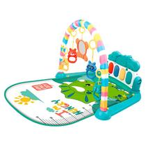 Tapete De Atividades Infantil Piano Musical Chocalho Dinossauro Colorido