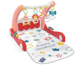 Tapete de Atividades Infantil Vira Andador Musical Multiatividades 2 em 1 KitStar