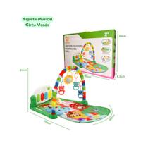 Tapete de Atividades Musical com Piano Interativo e Móbiles para Bebê - ColorBaby Tapete de Atividades Musical com Piano Interativo e Móbiles para Bebê - ColorBaby