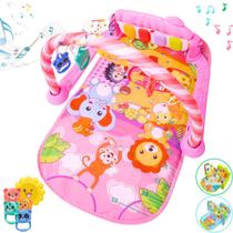 Tapete de Atividades Musical para Bebê com Piano Interativo Ginásio Mobile