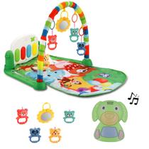 Tapete de Atividades p/ Bebes E Brinquedo Cachorro Musical - Color Baby