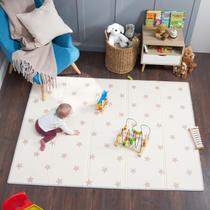 Tapete de Atividades para Bebê Bubba Bear Dobrável e Impermeável 201x150 cm