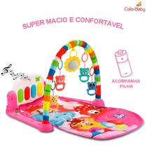 Tapete De Atividades Para Bebe Com Piano Musical Divertido - Color Baby