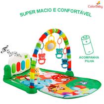 Tapete De Atividades Para Bebe Com Piano Musical Divertido - Color Baby